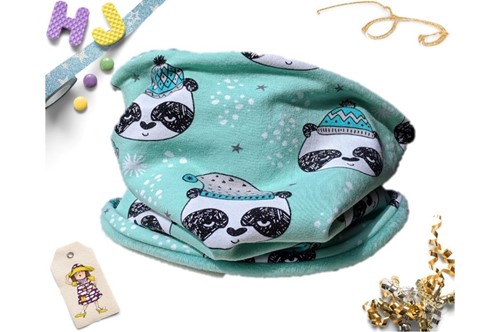 Buy Age 1-4 Snood Mint Pandas now using this page